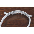 pvc /plastic curved curtain track with pulley system